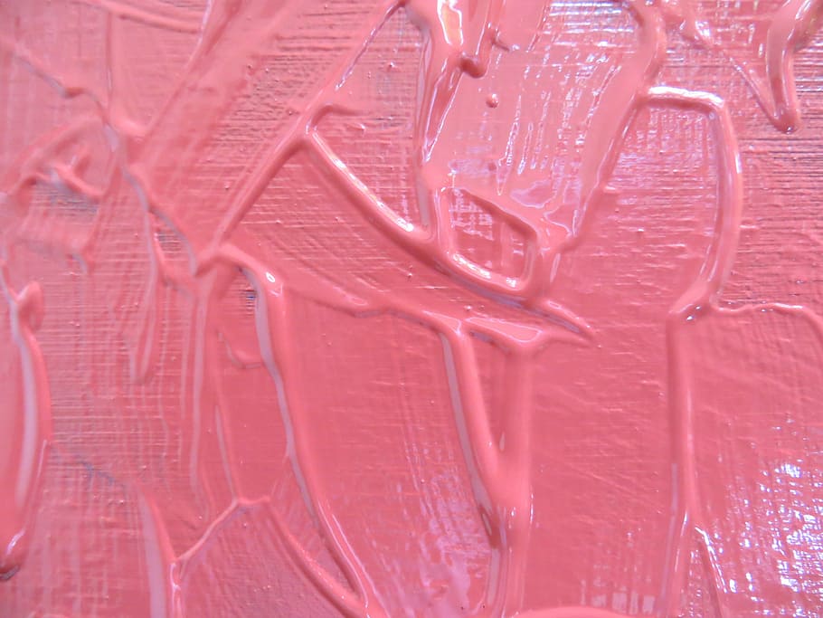 pink cream, background, texture, pink, paint, painted, ridges, bumpy, strokes, brush strokes