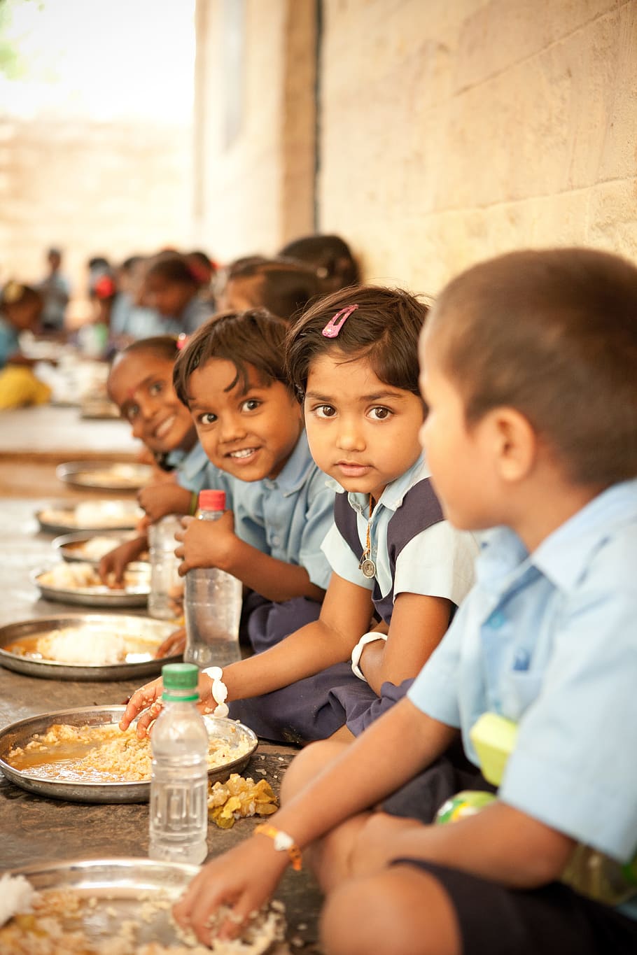 mid, day meal, Food, Hungry, Children, Mid Day Meal, food for hungry children, happy children, smile on children face, child