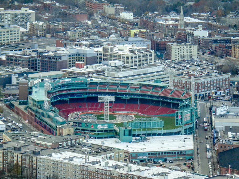 stadion baseball, fenway park, boston, massachusetts, red sox, baseball, new england, landmark, amerika, usa