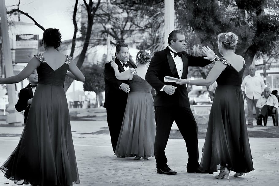 danzón, plaza, mexico, park, mexican, people, regional, kiosk, culture, women