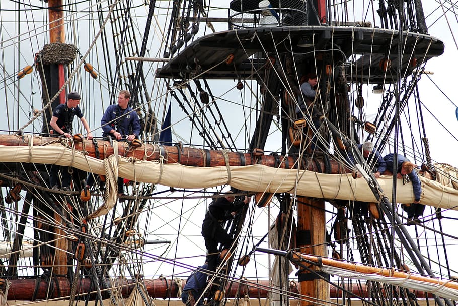 boat, sails, sailing boat, marine, mast, halyard, old rigs, sailing vessel, maritime, ropes