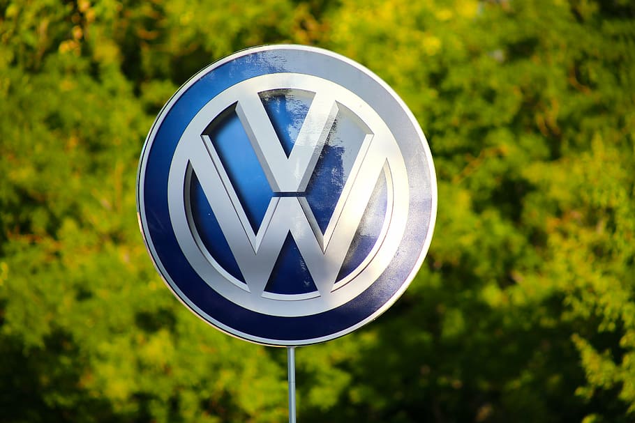 Logotipo de Volkswagen, VW, Volkswagen, coche, vehículo, automóvil, auto, logotipo, marca, signo