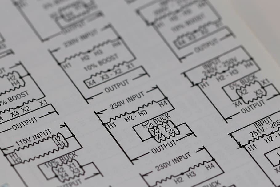 white printed paper, circuit, diagram, schematic, paper, text, full frame, backgrounds, communication, selective focus