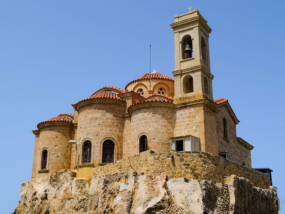 cyprus, paphos, theoskepasti, church, orthodox, religion, christianity, architecture, built structure, building exterior
