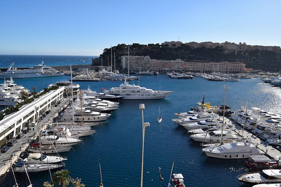 Europe, Mediterranean, Riviera, millionaire's playground, port, harbor, coast, marina, monte carlo, city