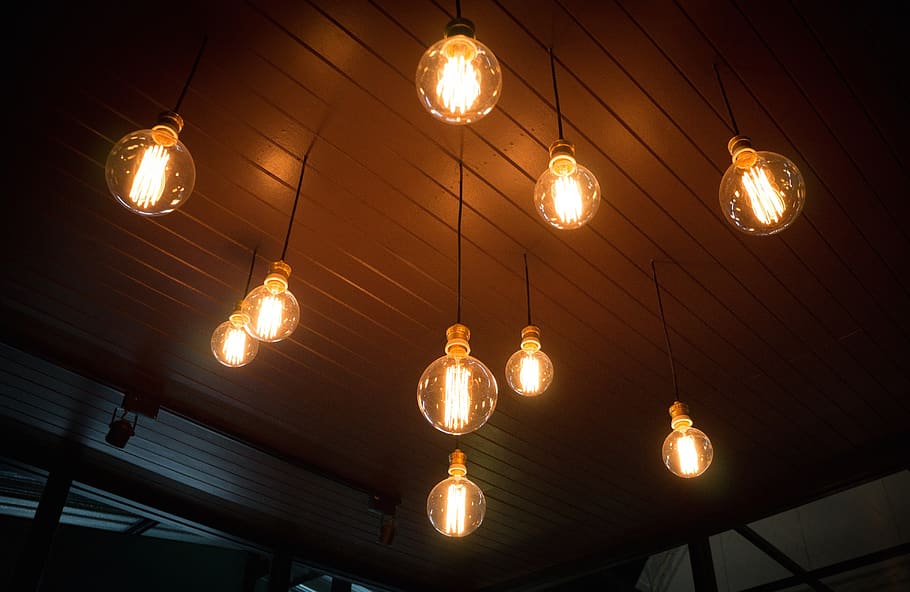 light, lighting, dark, lighting equipment, hanging, illuminated, low angle view, electricity, light bulb, indoors