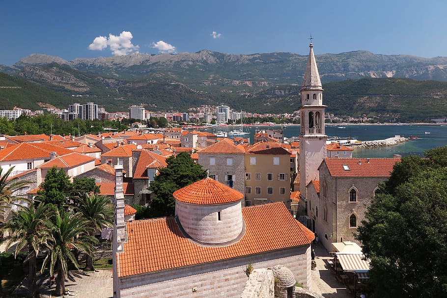 holidays, montenegro, budva, old town, architecture, built structure, building exterior, building, city, place of worship