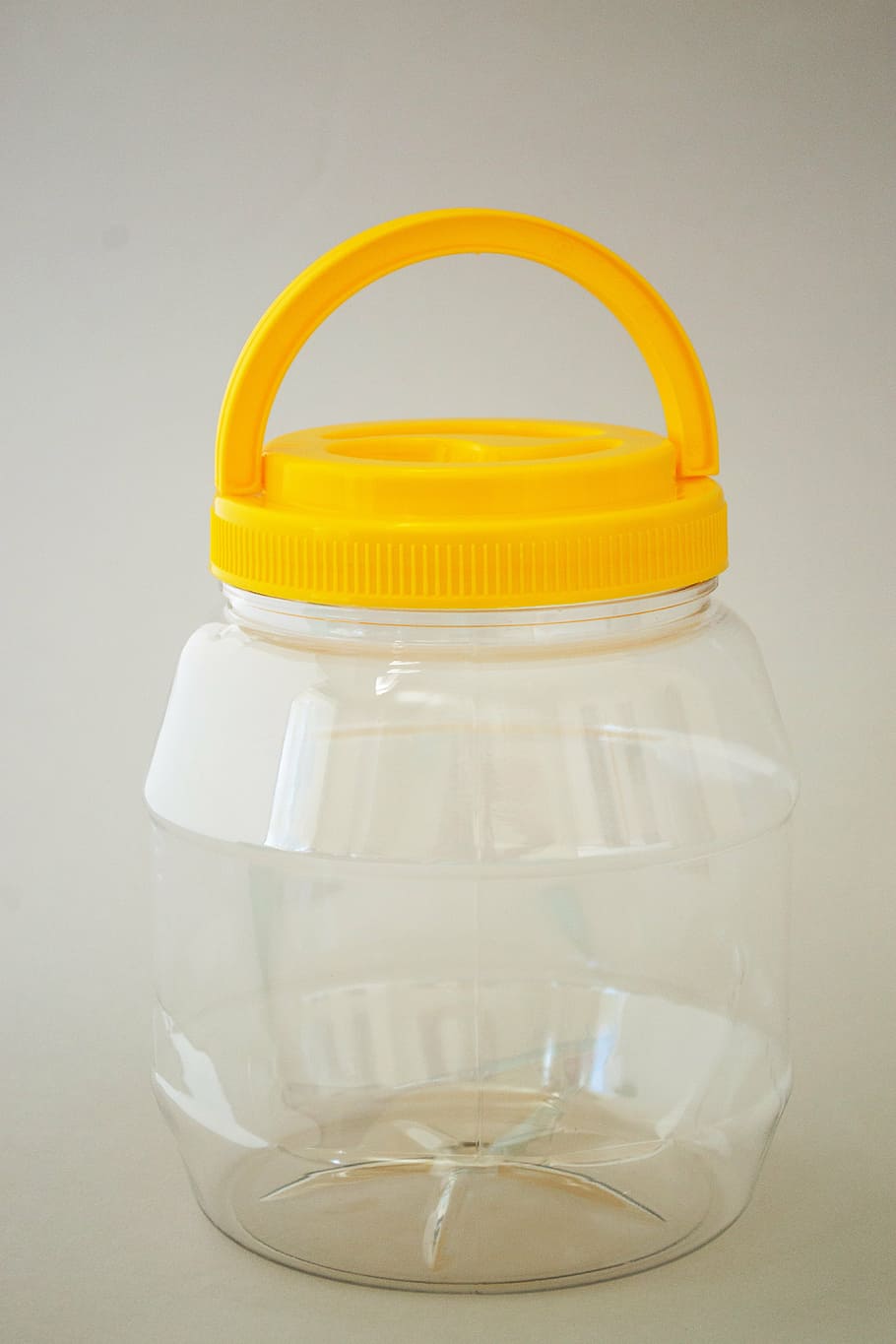 frasco de animal de estimação com tampa, plástico, animal de estimação, frasco, recipiente, garrafa, tampa, pvc, transparente, claro