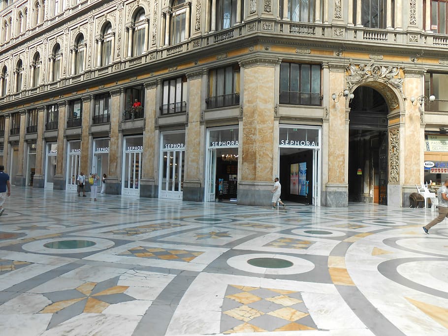 Building, Input, Architecture, Naples, gallery, vittorio emanuelle, day, building exterior, luxury, outdoors