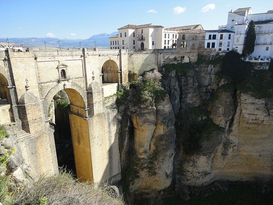 Ronda, Spain, Andalusia, Hill City, city, tourist magnet, caves, rock, history, architecture
