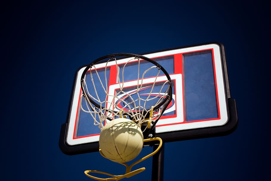 basketball, rim, shot, hoop, sport, play, game, recreation, exercise, basket