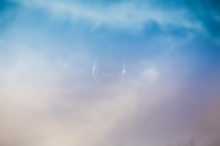 white cloudy sky, photography, bubble, blue, pink, sky, nature, clouds, cotton, candy