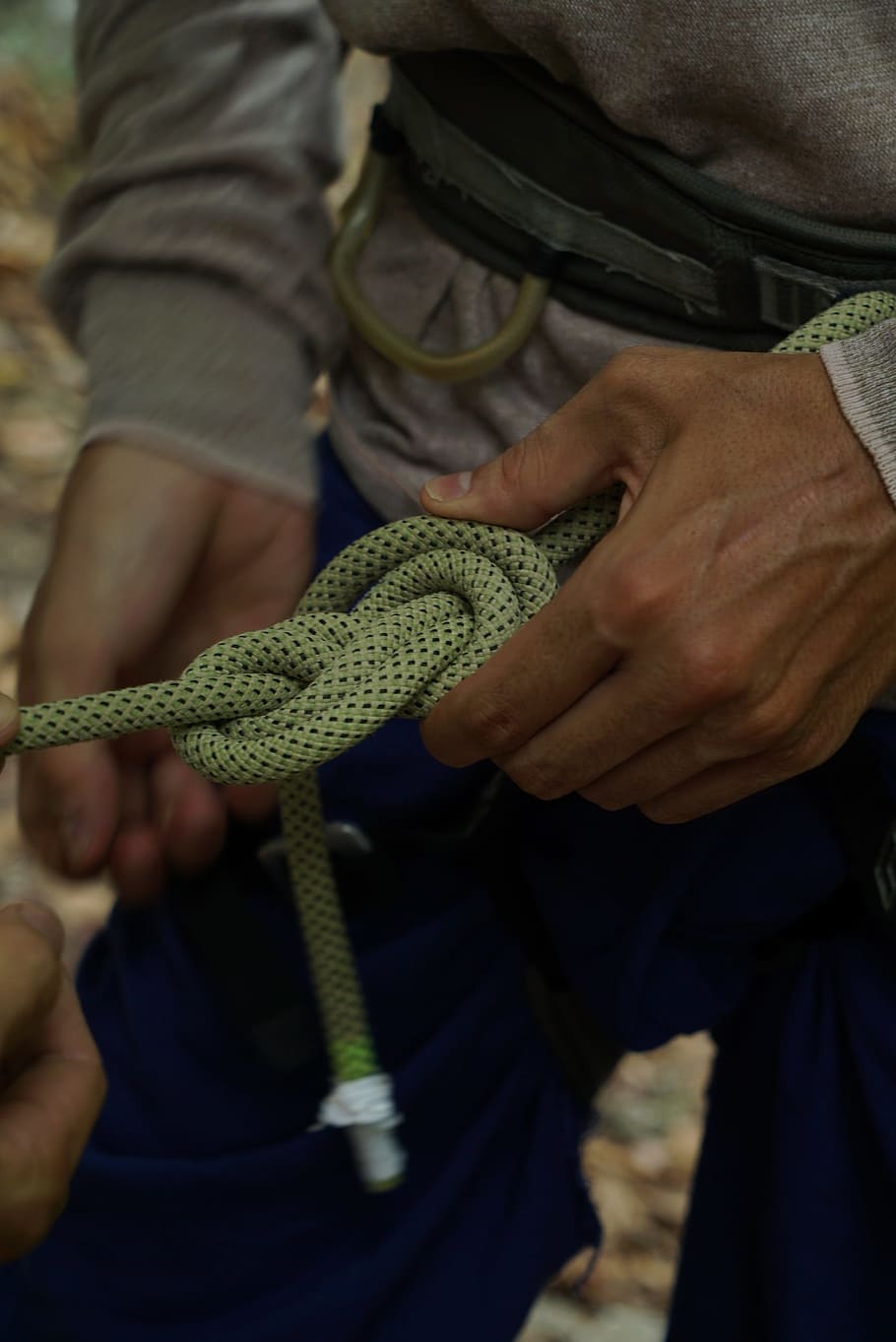 Mountaineering, Knot, Climb, Secure, security, rope, backup, bergsport, rock climbing, climber