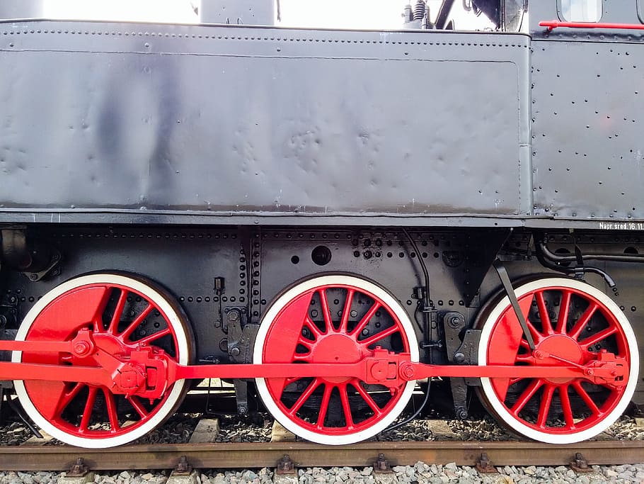 locomotive, train, wheels, rails, railway, steam locomotive, historic vehicle, old train, historically, vehicles