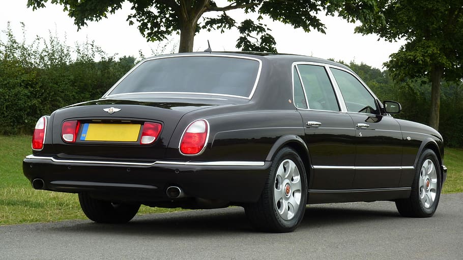 Bentley, Carro, Luxo, Automóvel, veículo, clássico, farol, transporte, elegante, frente