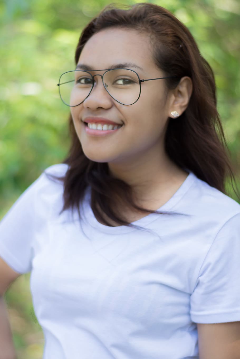 Women, Model, Girl, potrait, eyeglasses, one woman only, smiling, only women, portrait, one person