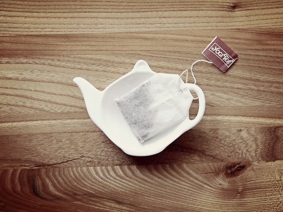 white tea bag, Tee, Tea Bags, Drink, Teas, Hot, hot drink, teapot, teabags, taste