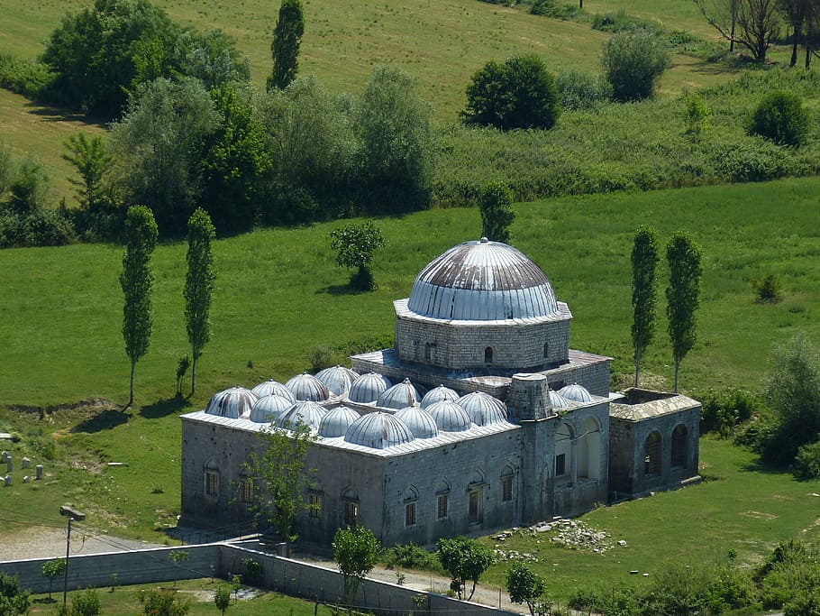 albania, balkan, shkodër, islam, mosque, dome, outlook, house of prayer, muslim, architecture