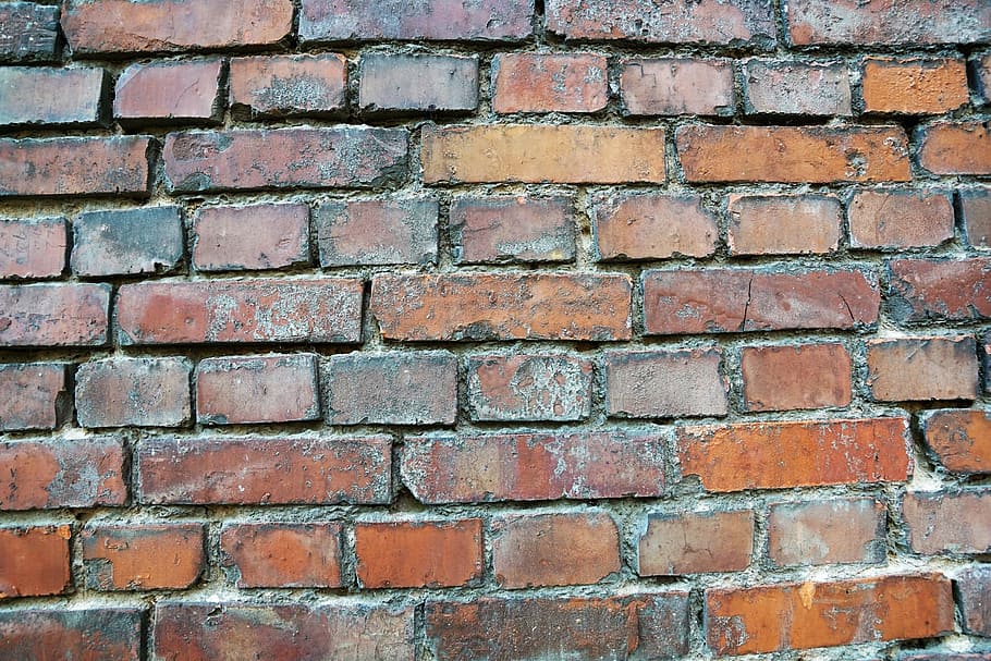 Wall, Texture, Red, Brick, bricks, red, brick, brick wall, old, facade, bricked