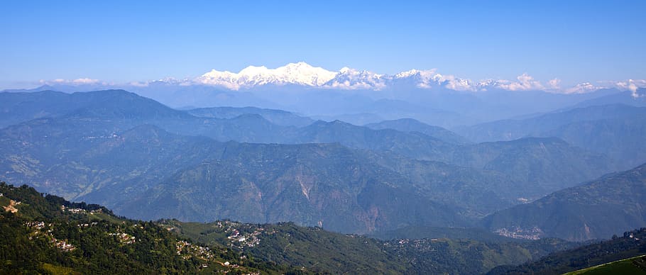 India, Kangchenjunga, Mountain, landscape, travel, nature, snow, high, sikkim, tourism