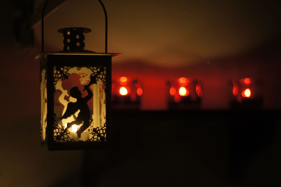 lighted candle lantern, candle lantern, lantern, angel, lighting, candles, candle, light, candlelight, xmas