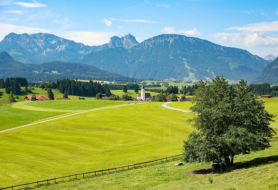 allgäu, eisenberg, ostallgäu, bavaria, mountains, mountain range, bavarian alps, alpine, nature, landscape