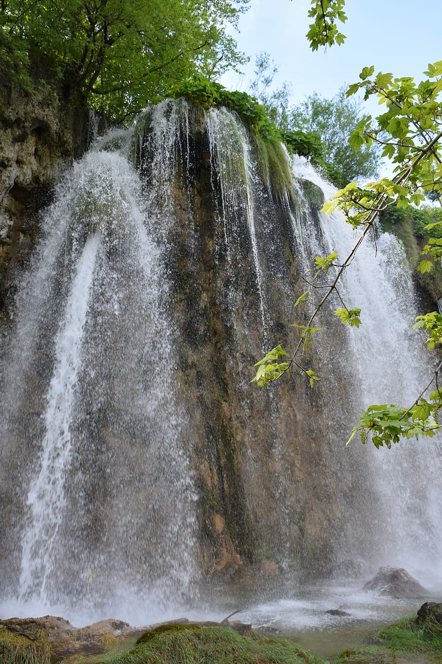 Plitvice, National Park, Waterfall, Water, plitvice national park, green, croatia, landscape, nature, cascade