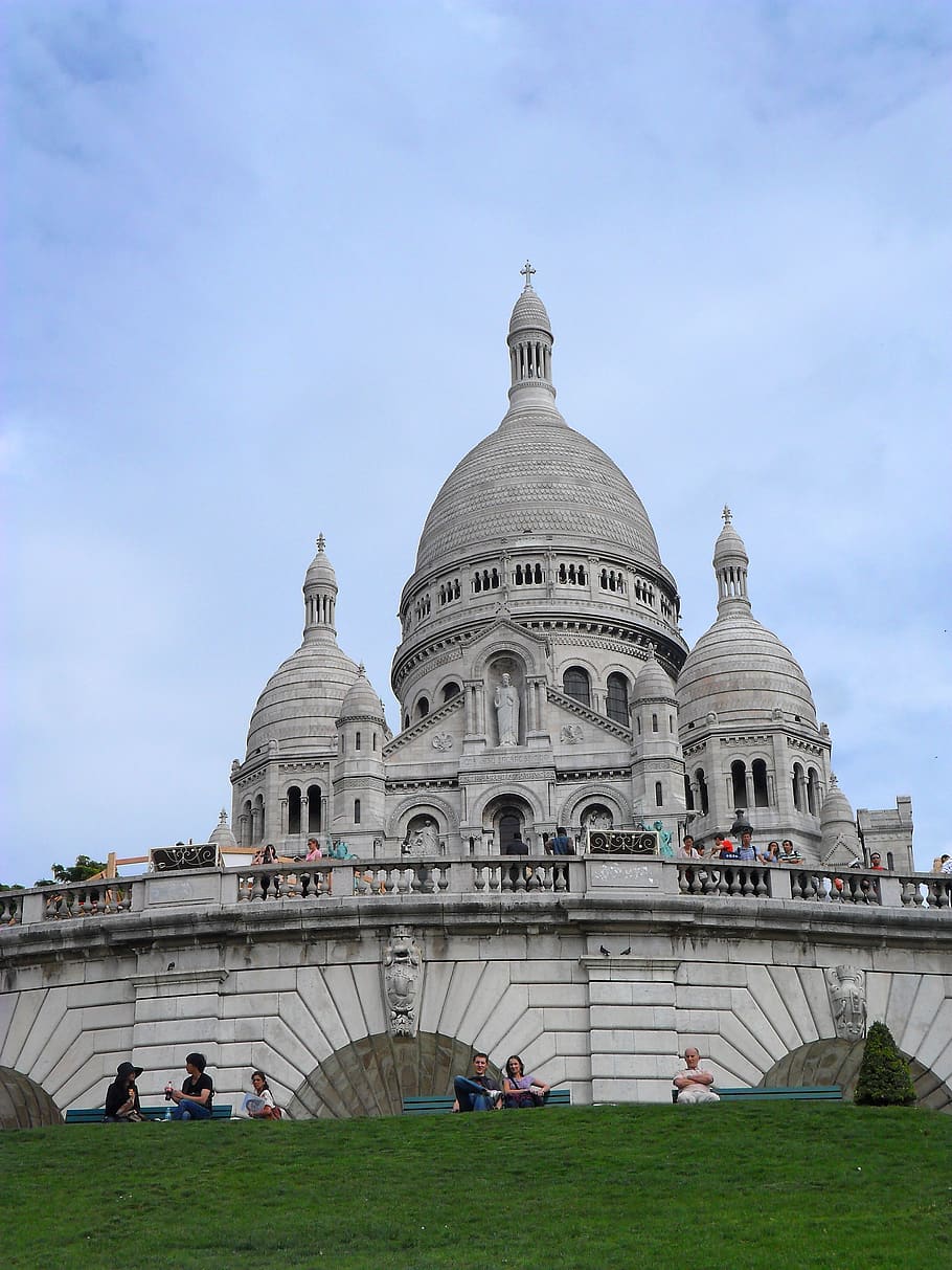 Sacre Coeur, Francia, París, templo, la basílica, religión, cultura, cristianismo, parque, monumento
