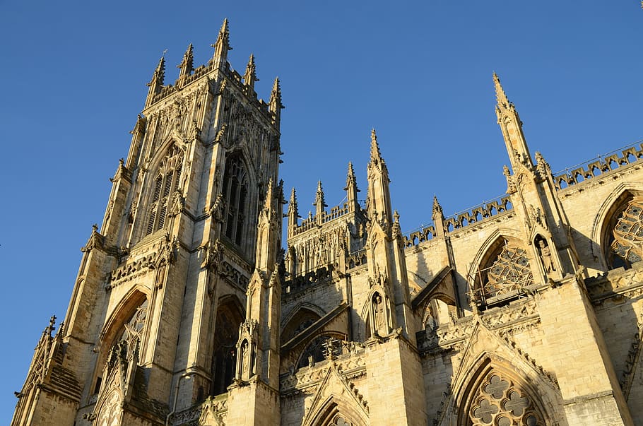 York Minster, Cathedral, Church, the cathedral, church, architecture, monument, building, the vault, christianity, gothic