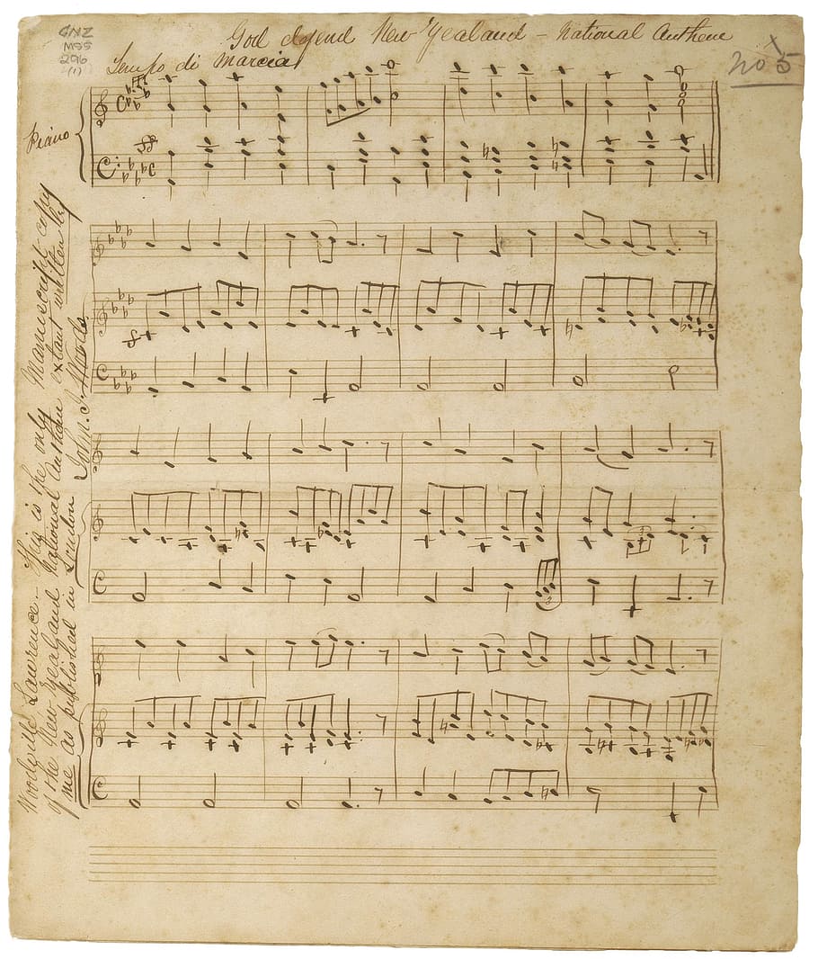 作曲シート, 音楽, メロディー, 作曲, 1876年, ジョン・ジョセフ・ウッズ, 作曲家, 音部記号, 紙, テキスト