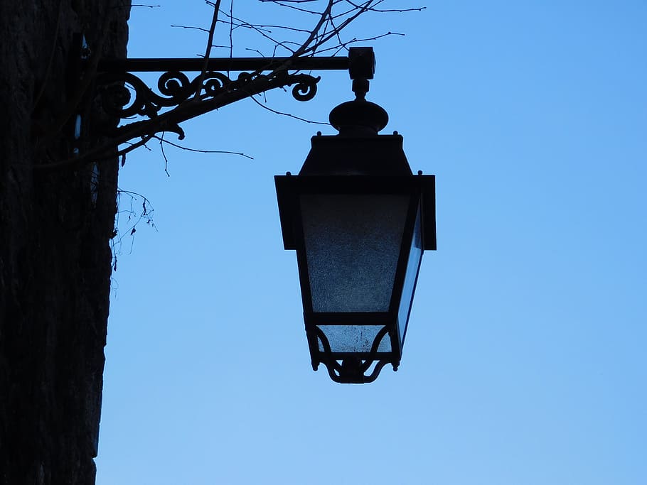 Lâmpada, Luz, Lanterna, Iluminação, céu, lâmpada velha, luminária, luminária de pé, reverberatório, azul