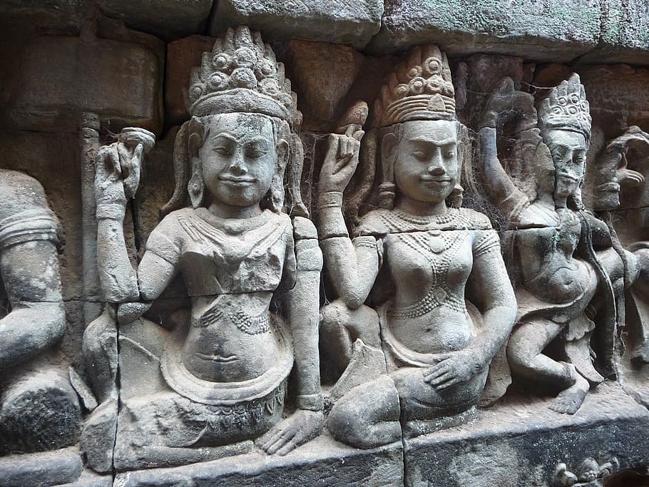 cambodia, angkor, ruin, asia, buddhism, architecture, temple, stone, unesco, siem reap