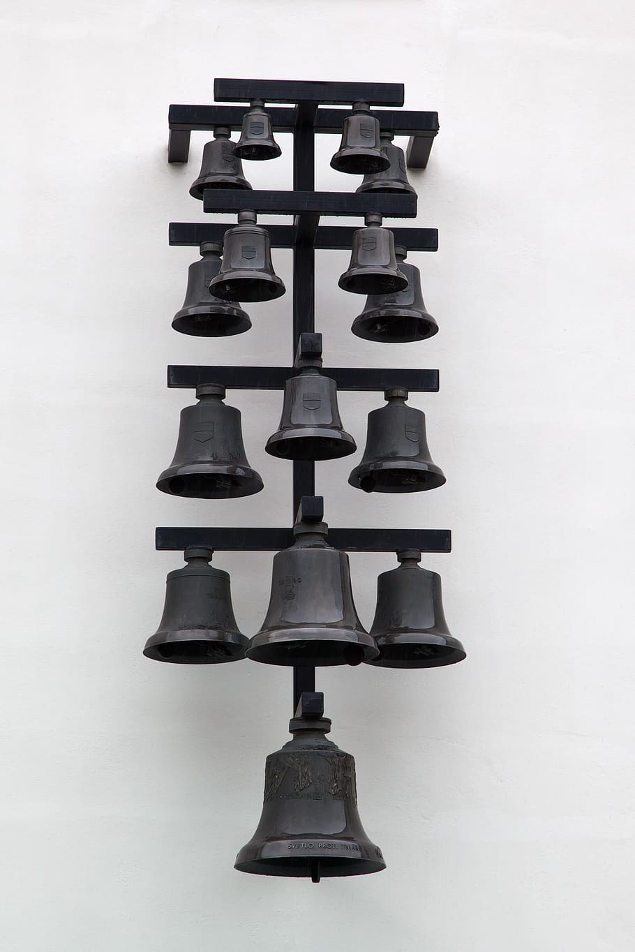 Attraction, Bell, Bells, Carillon, device, instrument, iron, many, metal, music