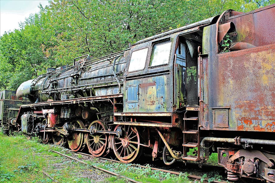 Ferrocarril, locomotora a vapor, locomotora, históricamente, loco, ferrocarril a vapor, antiguo, tecnología, ferrocarril de Dampflok, ferrocarriles