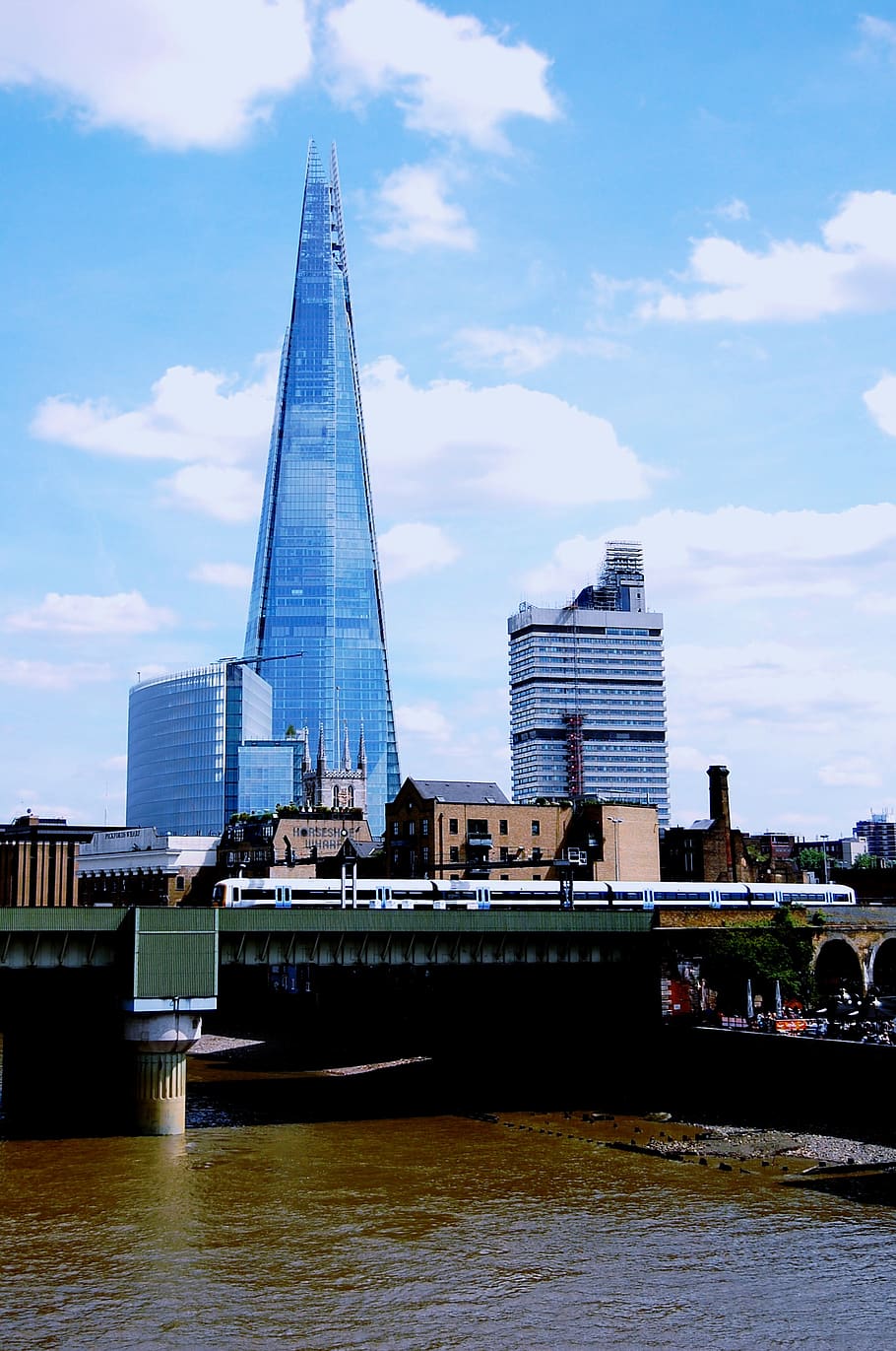 the shard, shard of glass, london, tower, skyscraper, thames, southwark, renzo piano, architecture, built structure