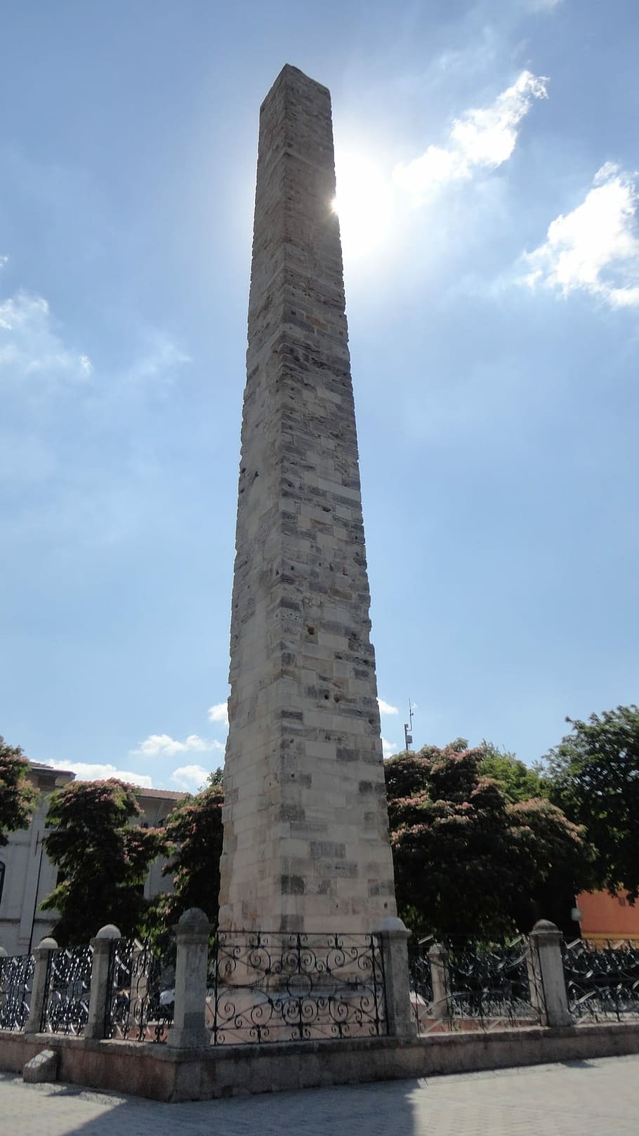 オベリスク, イスタンブール, 記念碑, コンスタンティヌスのオベリスク, トルコ, 長さ32メートル, 石, ビザンチン様式のオベリスク, 建築, 背の高い-歴史
