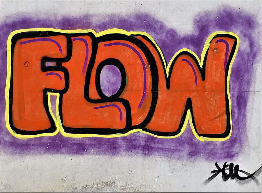 flow graffiti, graffiti, spray art, modern art, street art, facade paint, mural, wall, creativity, art and craft