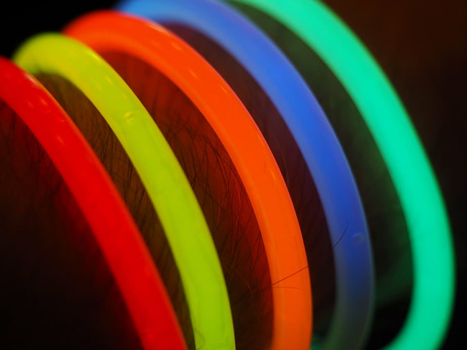 glow stick, colorful, light, color, lights, lighting, deco, knallbunt, bangle, bracelets