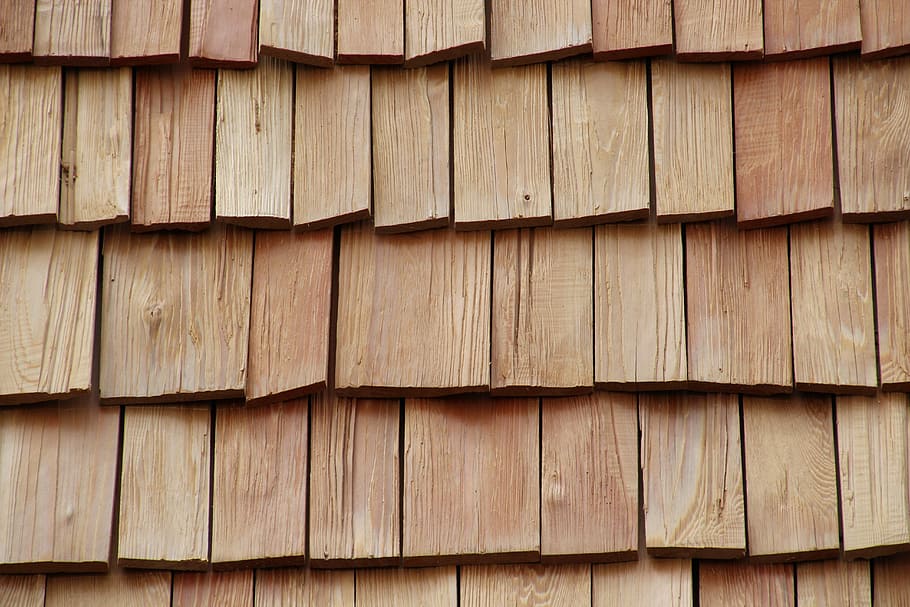 dolomites, roof, wooden roof, shingle, backgrounds, wood - material, full frame, pattern, textured, brown