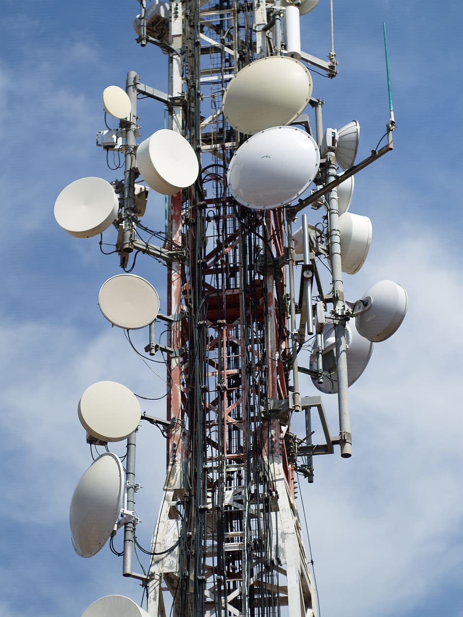 antena, polo, tecnología, comunicación, transmisión, torre, red, inalámbrico, radio, telecomunicaciones