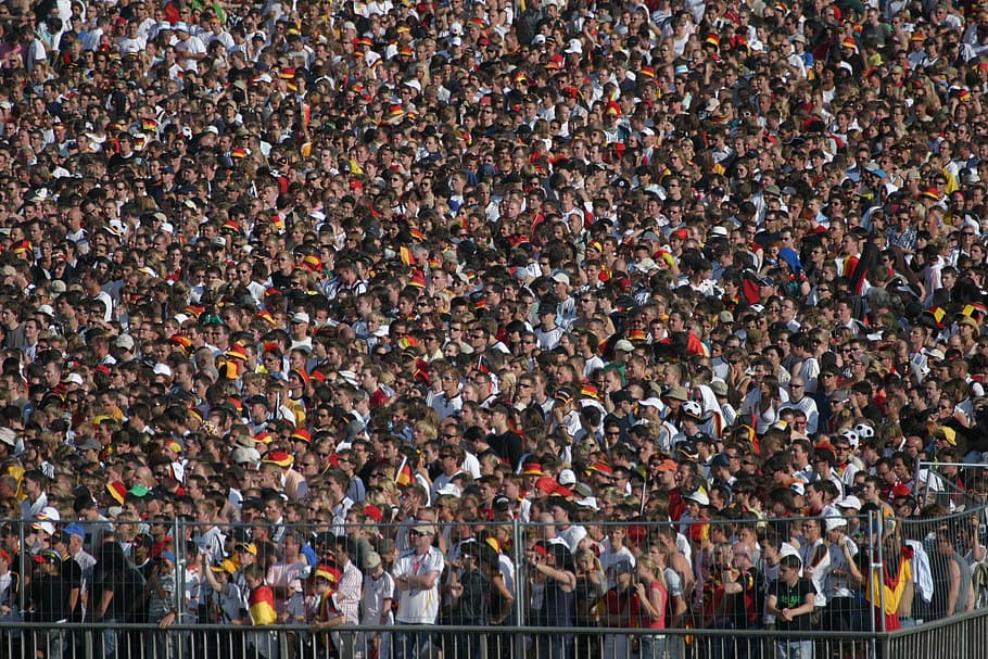 Multidão, Futebol, Alegria, estádio, espectador, grande grupo de pessoas, fã - entusiasta, esporte, grupo de pessoas, fã entusiasta