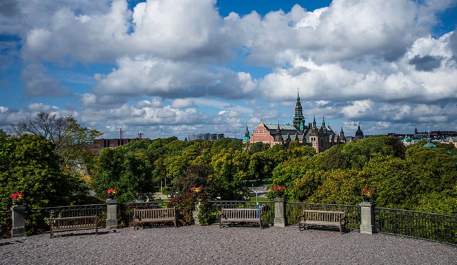 Suecia, Estocolmo, castillo, Escandinavia, Europa, antiguo, paisaje urbano, arquitectura, Gamla Stan, hito