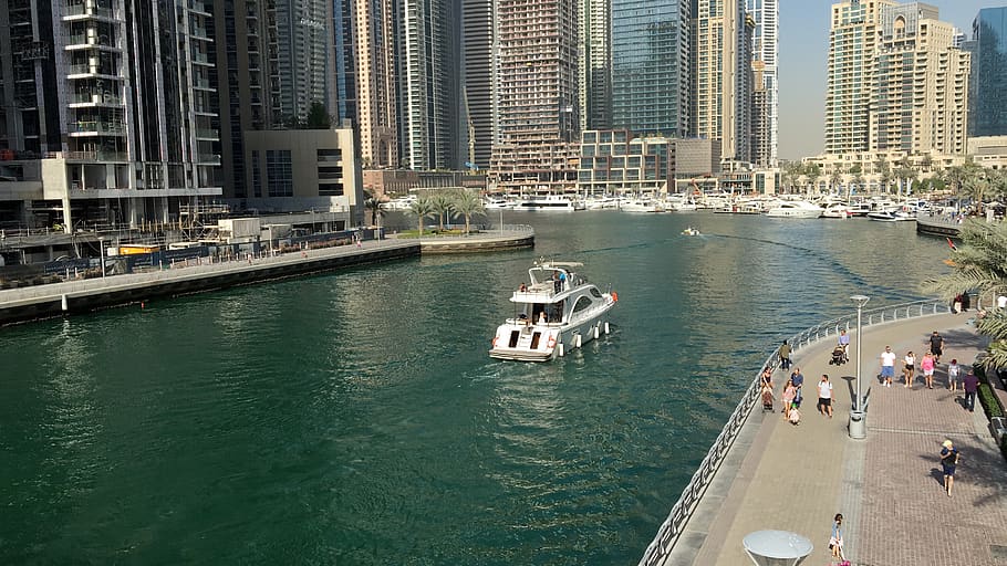 dubai, u a e, emirates, building, arab, travel, architecture, city, boat, yacht