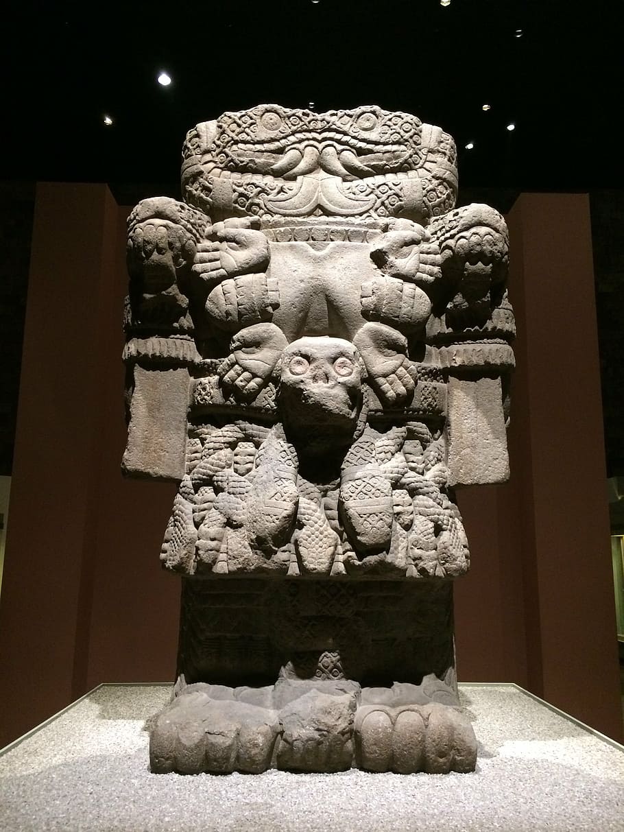 museo, aztecas, museo de antropología, méxico, asia, estatua, culturas, budismo, escultura, religión