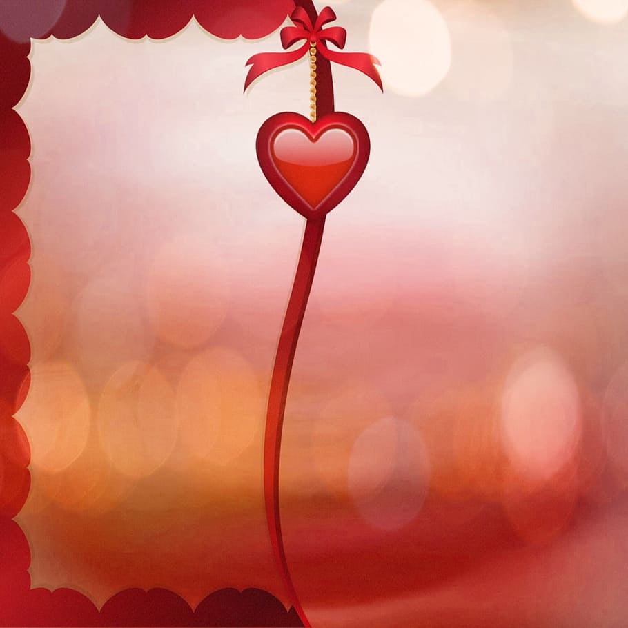 heart, bokeh, love, background, heart shape, close-up, red, positive emotion, lens flare, emotion