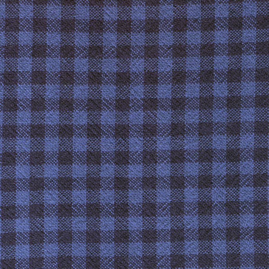untitled, checkered, fabric, pattern, texture, background, textile, tissue, blue, structure