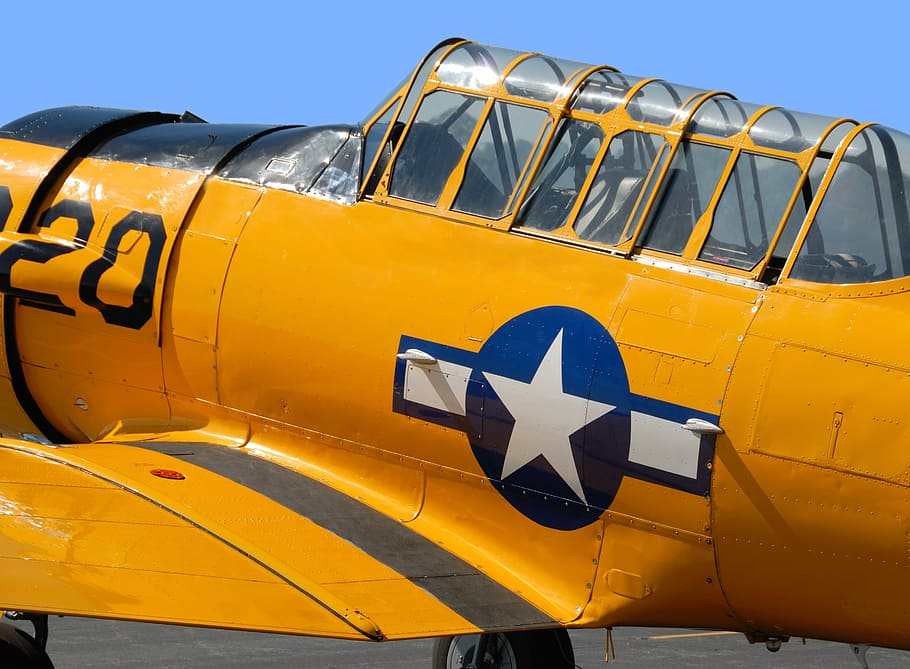 Vintage, Airplane, Air Show, Military, vintage airplane, nostalgia, retro, antique, air, plane