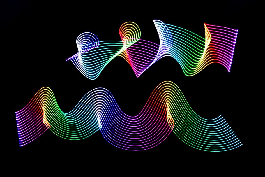 abstract, desktop background, lightpainting, colors, rgb, pattern, background, shape, color, art