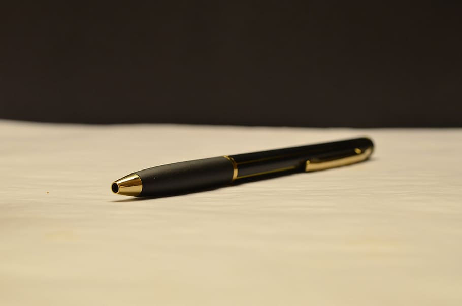 pen, writing, biro, author, write, ballpoint, office, stationery, writing instrument, fountain pen