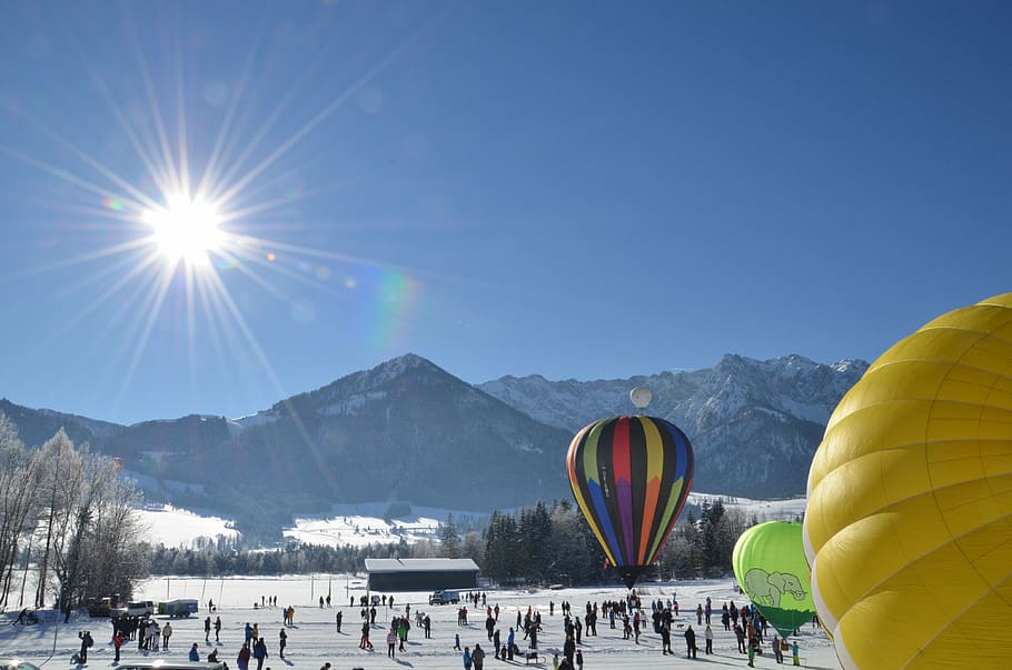 winter sun, ballons, hot air balloon ride, ballooning, captive balloon, hot Air Balloon, cappadocia, sky, flying, goreme